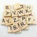 Amaonm 200 Pcs DIY Wood Letters Letters Tiles Scrabble Letters Wooden Letters Replacement Tiles Square letter Tile Games Great for Crafts Spelling Pendants Scrapbooking Jewelry Making B01M2ZECSZ
